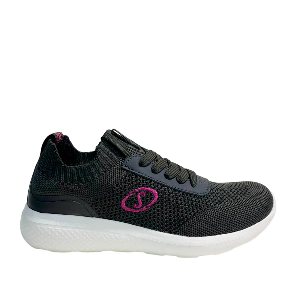 ZAPATILLA MUJER SPALDING FITNESS GRIS OSCURO - 1
