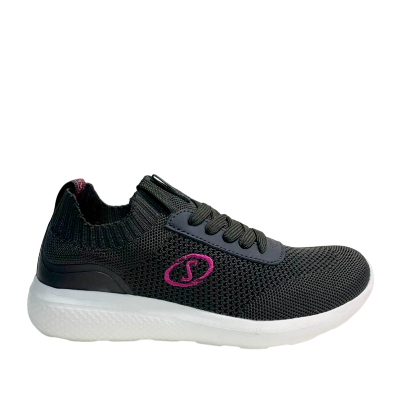 ZAPATILLA MUJER SPALDING FITNESS GRIS OSCURO - 1