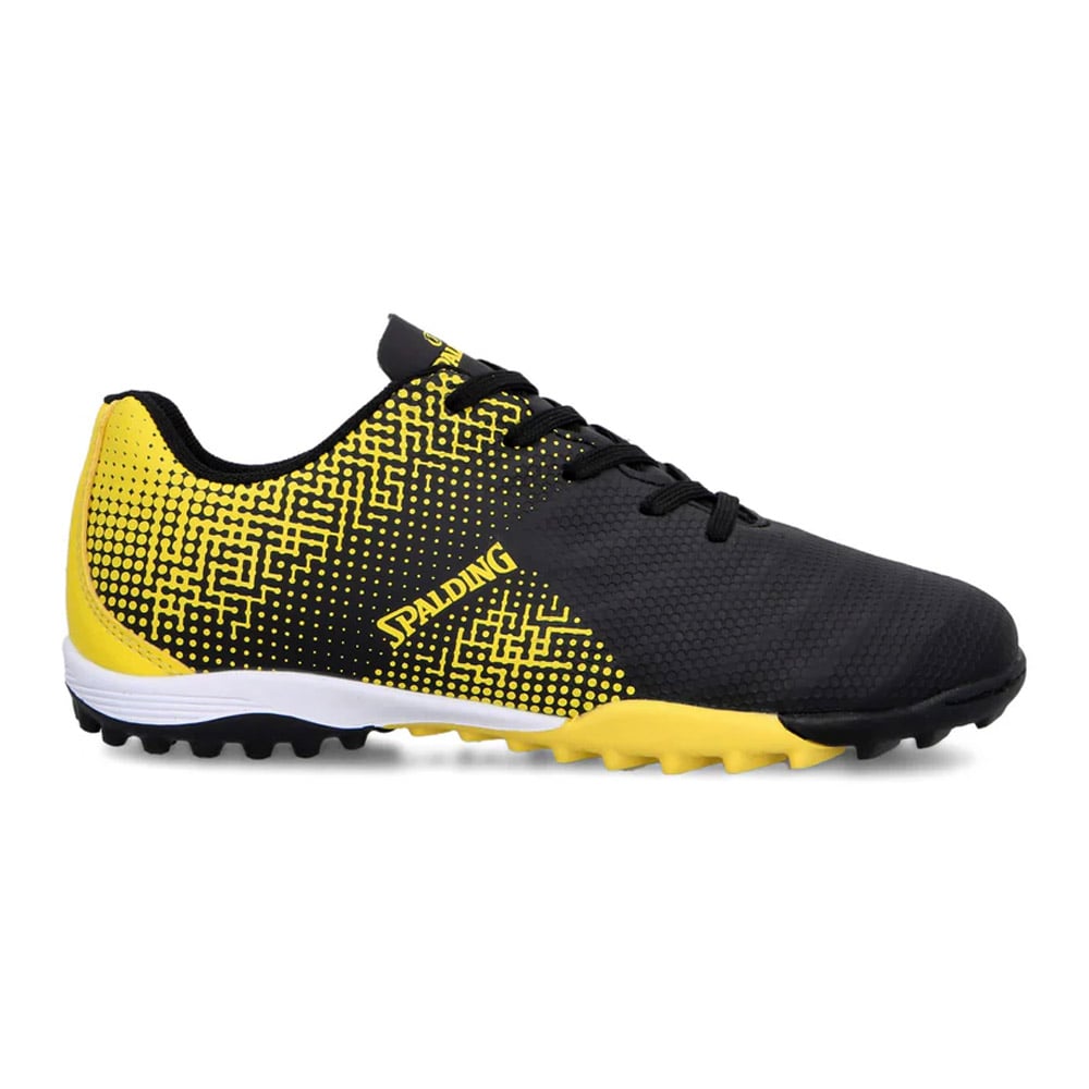 ZAPATILLA BABY FUTBOL TF INFANTIL SPEED AMARILLO NEON NEGRO - 1