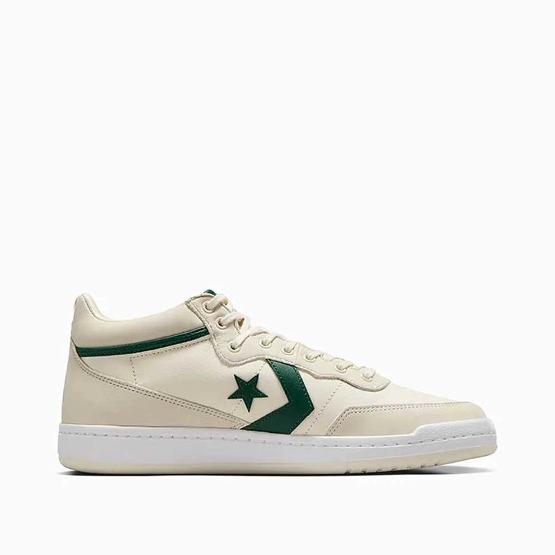 ZAPATILLAS CONVERSE CONS FASTBREAK PRO CUERO BEIGE VERDE - 1