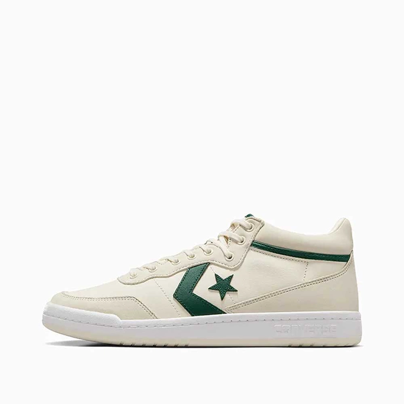ZAPATILLAS CONVERSE CONS FASTBREAK PRO CUERO BEIGE VERDE - 2