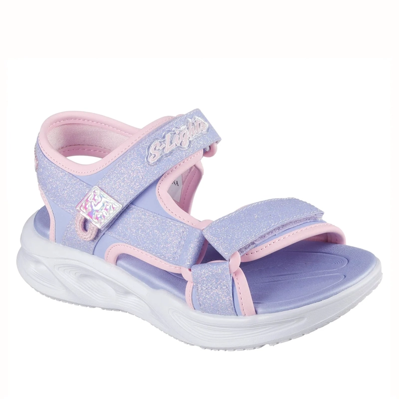 SANDALIA NIÑA SKECHERS SOLA GLOW 303024L-LVLP - 1