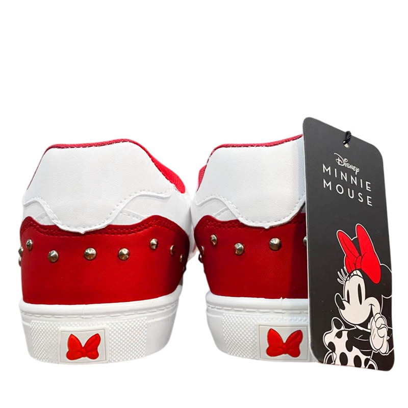 ZAPATILLAS NIÑA DISNEY MINNIE MOUSE BLANCA ROJO MODA - 5