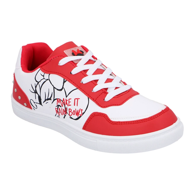 ZAPATILLAS NIÑA DISNEY MINNIE MOUSE BLANCA ROJO MODA - 6