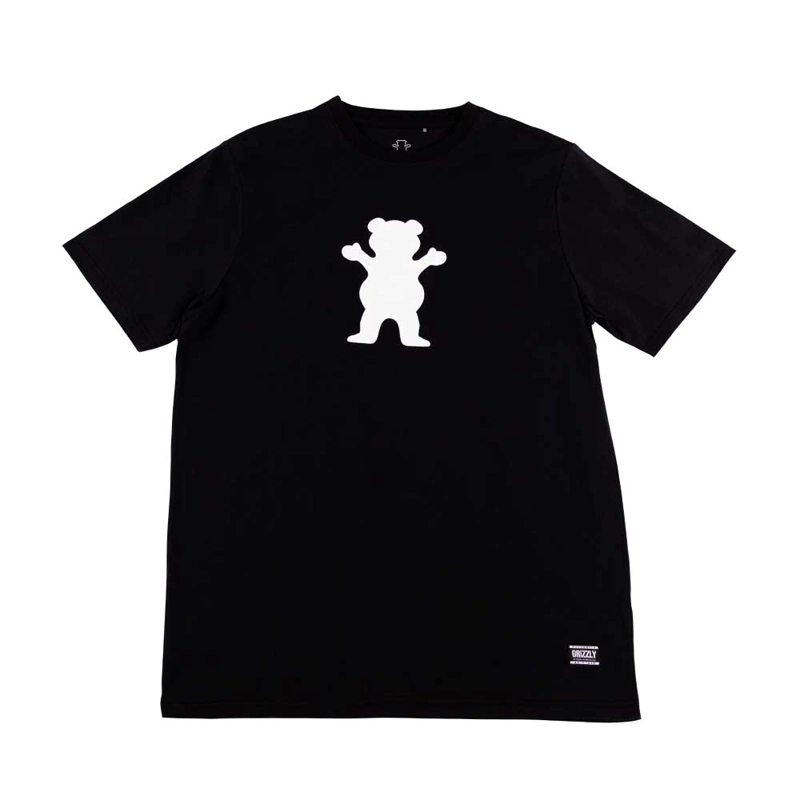 POLERA HOMBRE GRIZZLY GRIPTAPE OG BEAR NEGRO - 1