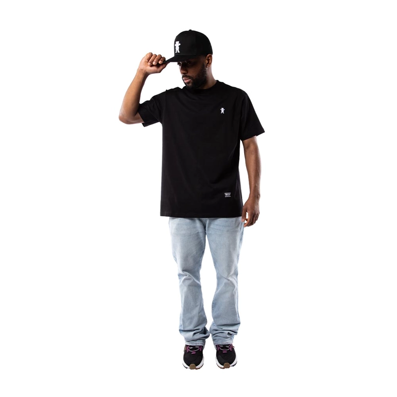 POLERA HOMBRE GRIZZLY GRIPTAPE EMBROIDERED OG BEAR NEGRO - 6