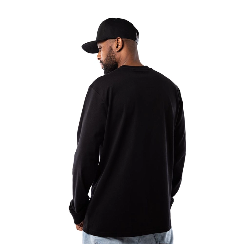 POLERA MANGA LARGA HOMBRE GRIZZLY GRIPTAPE EMBROIDERED OG BEAR NEGRO - 6