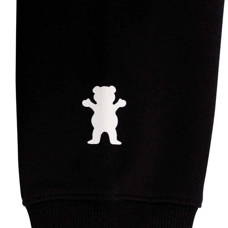 POLERON HOMBRE GRIZZLY GRIPTAPE PRINT SCRIPT NEGRO - 4