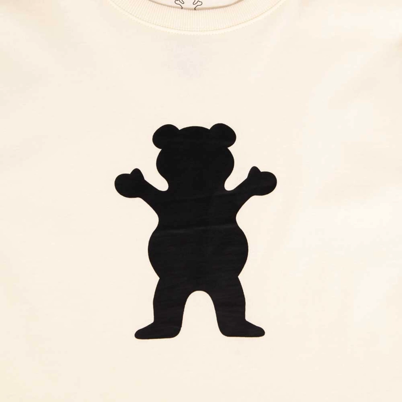 POLERA HOMBRE GRIZZLY GRIPTAPE OG BEAR NEGRO VERDE - 2
