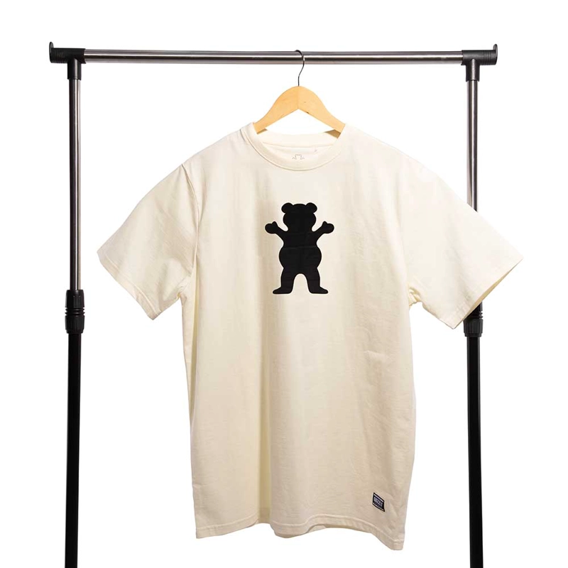 POLERA HOMBRE GRIZZLY GRIPTAPE OG BEAR NEGRO VERDE - 3