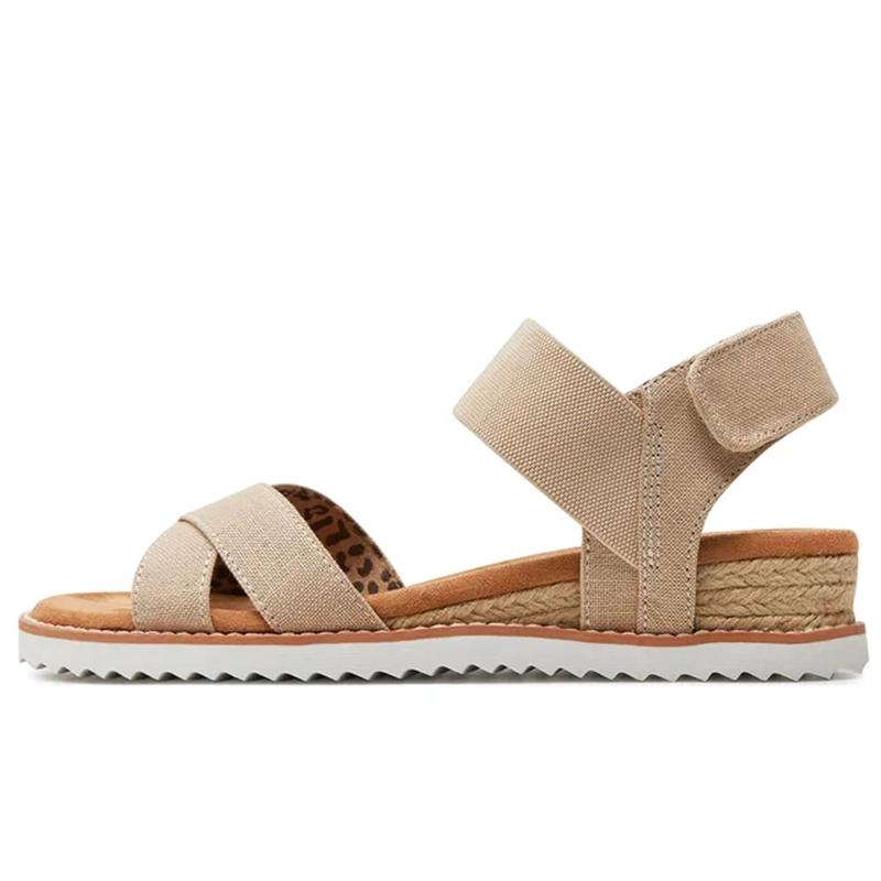 SANDALIAS MUJER SKECHERS DESERT KISS - SECRET BEIGE - 2