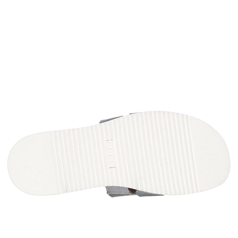 SANDALIAS URBANAS MUJER SKECHERS DESERT KISS LOW PEAK LOOK GRIS - 4