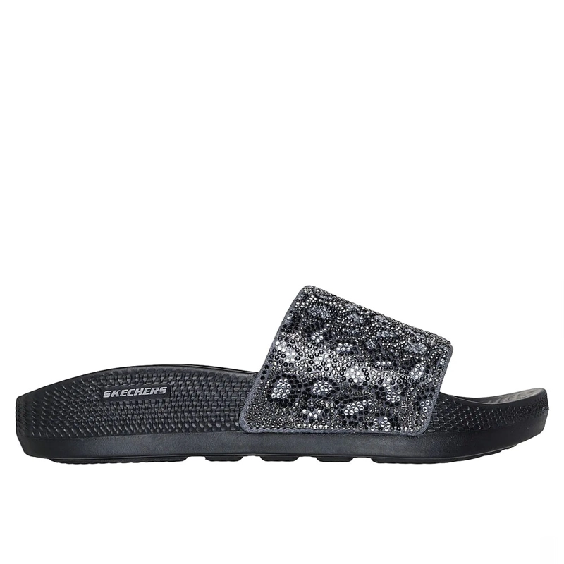SANDALIAS MUJER SKECHERS LOW SLIDER-PRINTLICIOUS 186090-BKGY - 1
