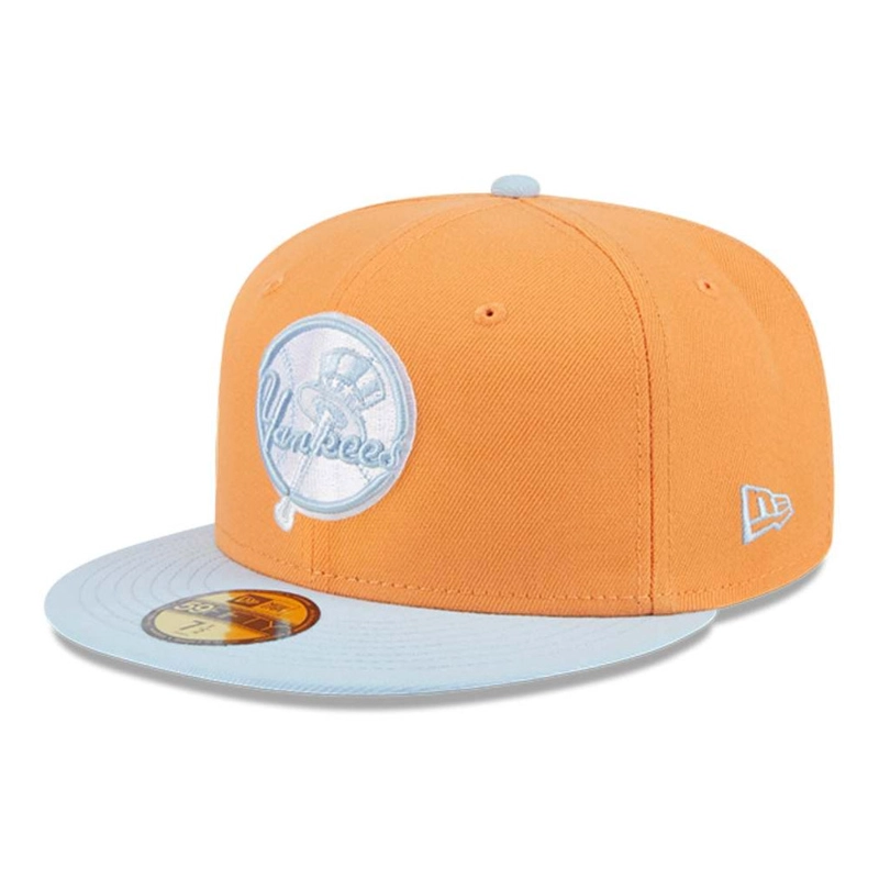 JOCKEY GORRA NEW ERA 59FIFTY MLB NEW YORK YANKEES COLOR PACK NARANJO CAP - 3