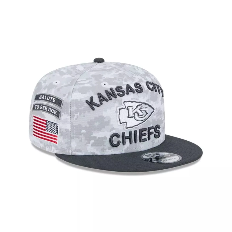 JOCKEY GORRA NEW ERA 9FIFTY CHIEFS NFL STS CHARCOAL - 2