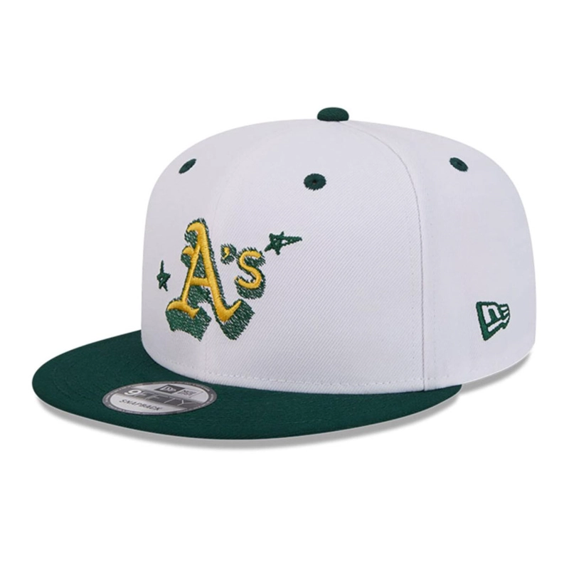JOCKEY NEW ERA OFFICIAL DOODLES MLB OAKLAND ATHLETICS WHITE - 3