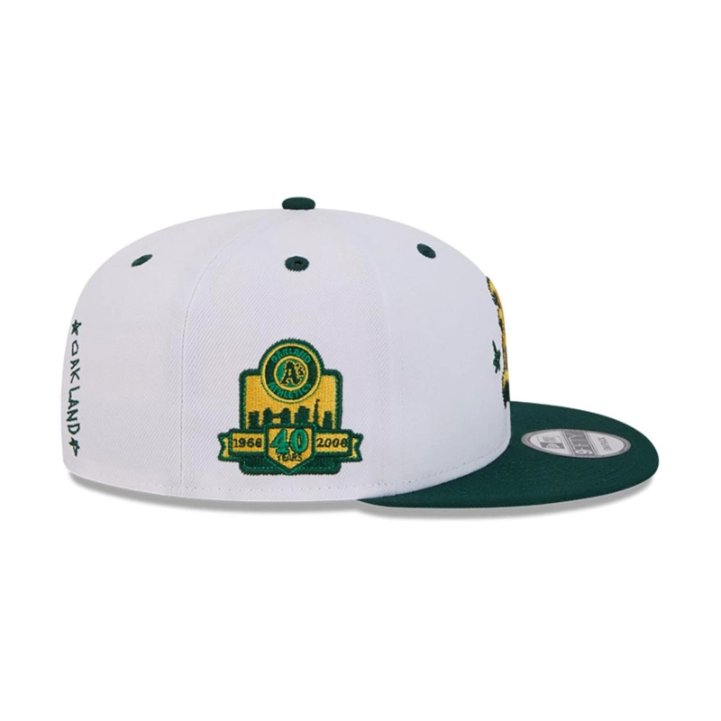 JOCKEY NEW ERA OFFICIAL DOODLES MLB OAKLAND ATHLETICS WHITE - 4