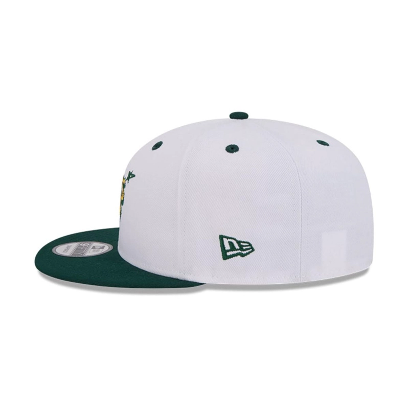 JOCKEY NEW ERA OFFICIAL DOODLES MLB OAKLAND ATHLETICS WHITE - 5