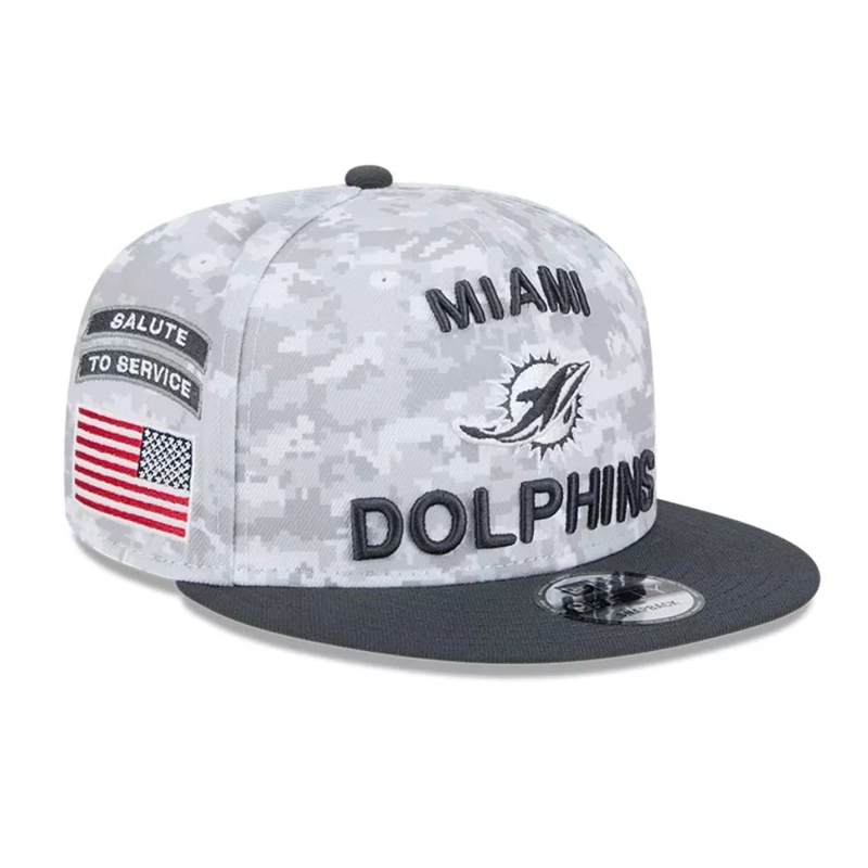 JOCKEY GORRA NEW ERA 9FIFTY NFL MIAMI DOLPHINS 2024 SIDELINE STORM - 2