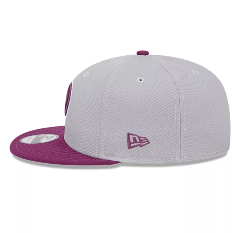 JOCKEY GORRA NEW ERA 9FIFTY 2-TONE COLOR MLB LOS ANGELES DODGERS GRAY/PURPLE - 5