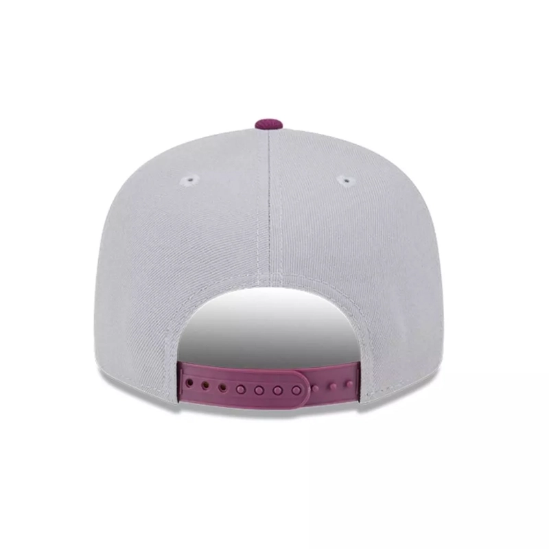 JOCKEY GORRA NEW ERA 9FIFTY 2-TONE COLOR MLB LOS ANGELES DODGERS GRAY/PURPLE - 6