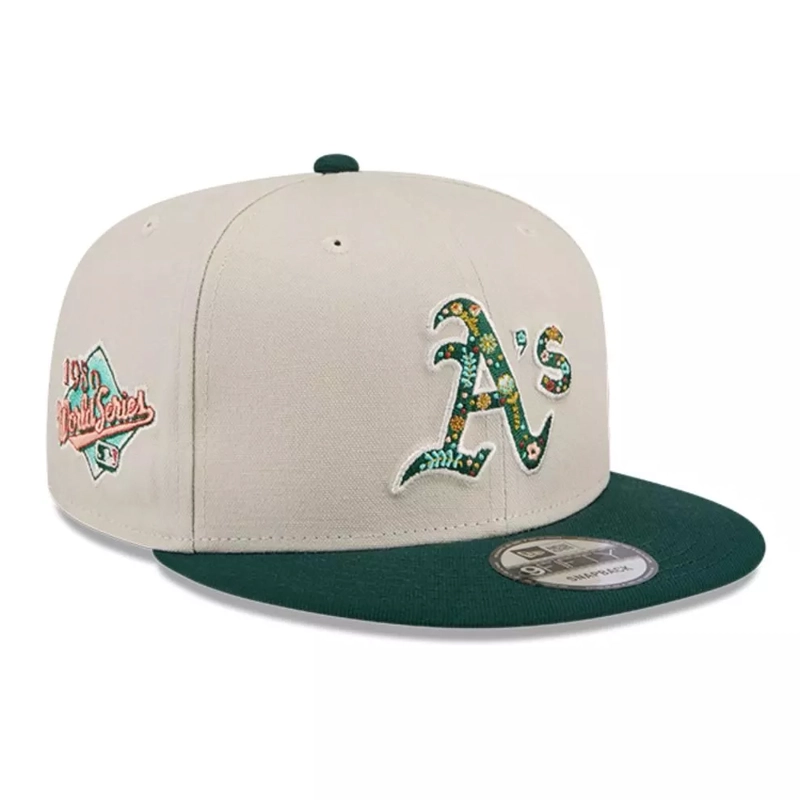JOCKEY GORRA NEW ERA FLORAL FILL MLB OAKLAND ATHLETICS STONE - 2