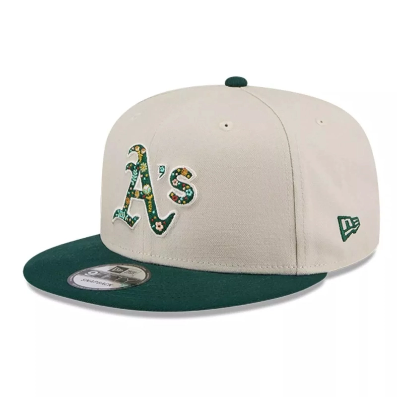 JOCKEY GORRA NEW ERA FLORAL FILL MLB OAKLAND ATHLETICS STONE - 3