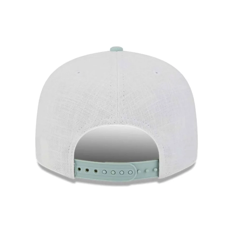 JOCKEY GORRA NEW ERA 9FIFTY ATHLETICS MINTY BREEZE WHITE - 4