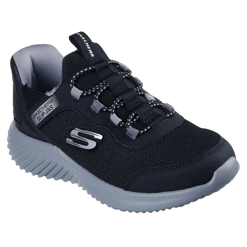 ZAPATILLAS NIÑOS SKECHERS SLIP-INS BOUNDER - BRISK-BURST NEGRO 403822L-BKCC - 5