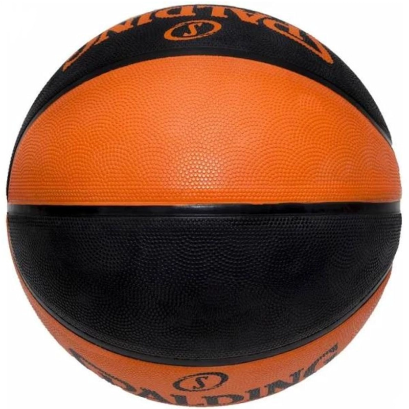 PELOTA BASKETBALL SPALDING N°7 LAY UP ORG BLK SZ7 - 2
