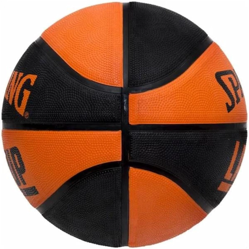 PELOTA BASKETBALL SPALDING N°7 LAY UP ORG BLK SZ7 - 3