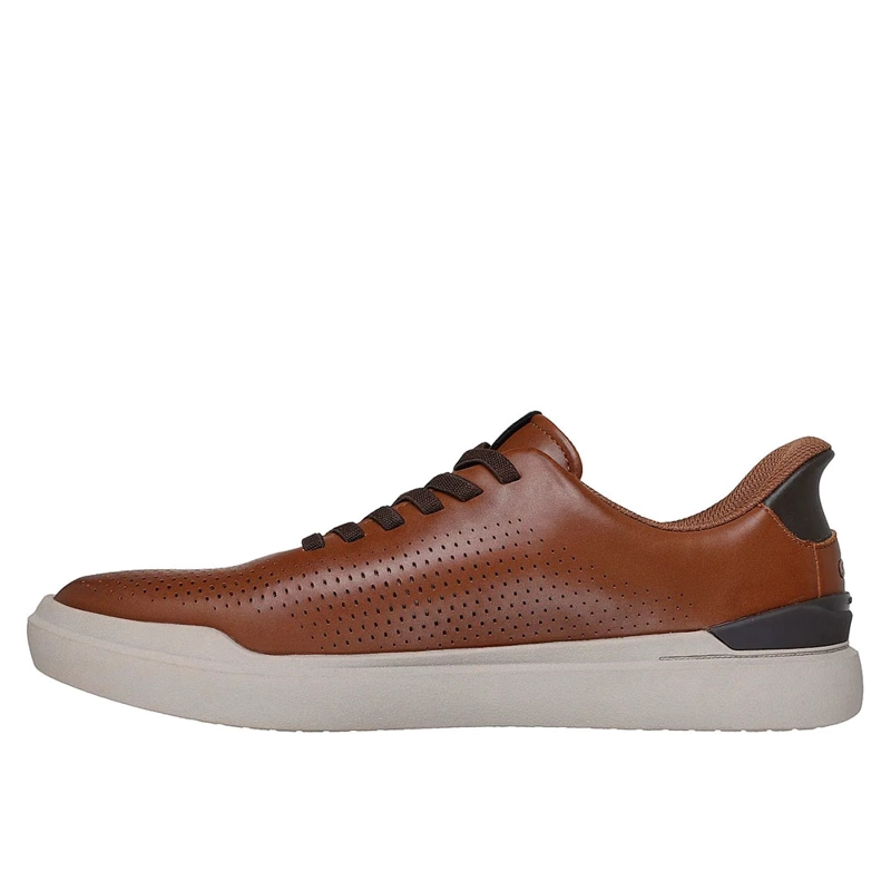ZAPATILLAS URBANAS HOMBRE SKECHERS SLIP-INS OWEN 205625-BRN - 3