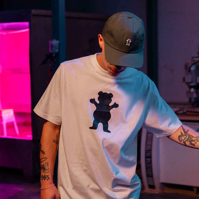 JOCKEY VERDE GRIZZLY GRIPTAPE OG BEAR MINI DAD HAT - 7