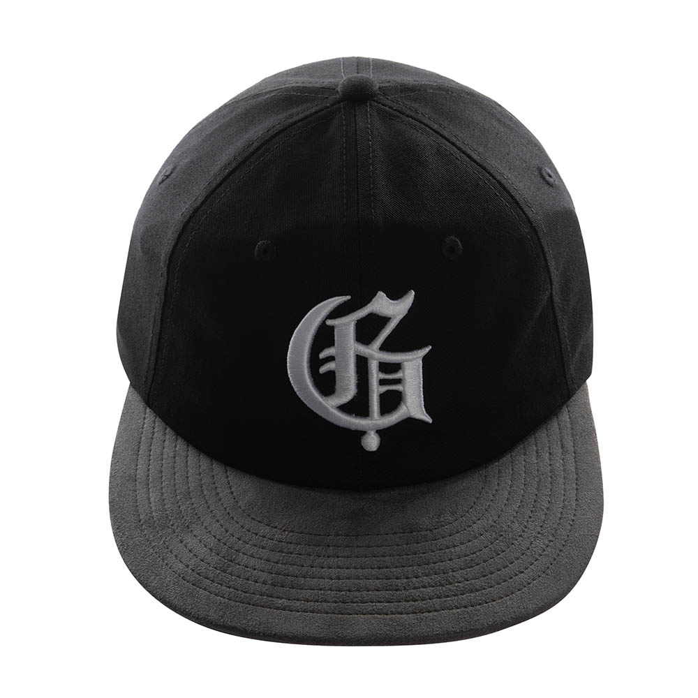 JOCKEY NEGRO GRIZZLY GRIPTAPE OLD ENGLISH STRAP BACK HAT RAISED EMBROIDERY - 4