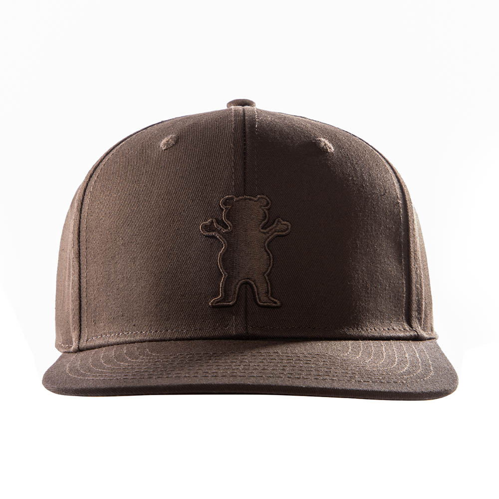 JOCKEY CAFE  GRIZZLY GRIPTAPE OG BEAR SNAPBACK RAISED EMBROIDERY - 1