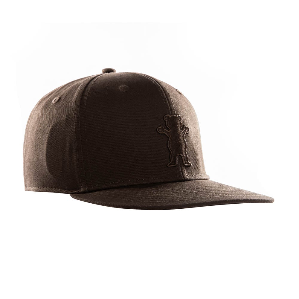 JOCKEY CAFE  GRIZZLY GRIPTAPE OG BEAR SNAPBACK RAISED EMBROIDERY - 2