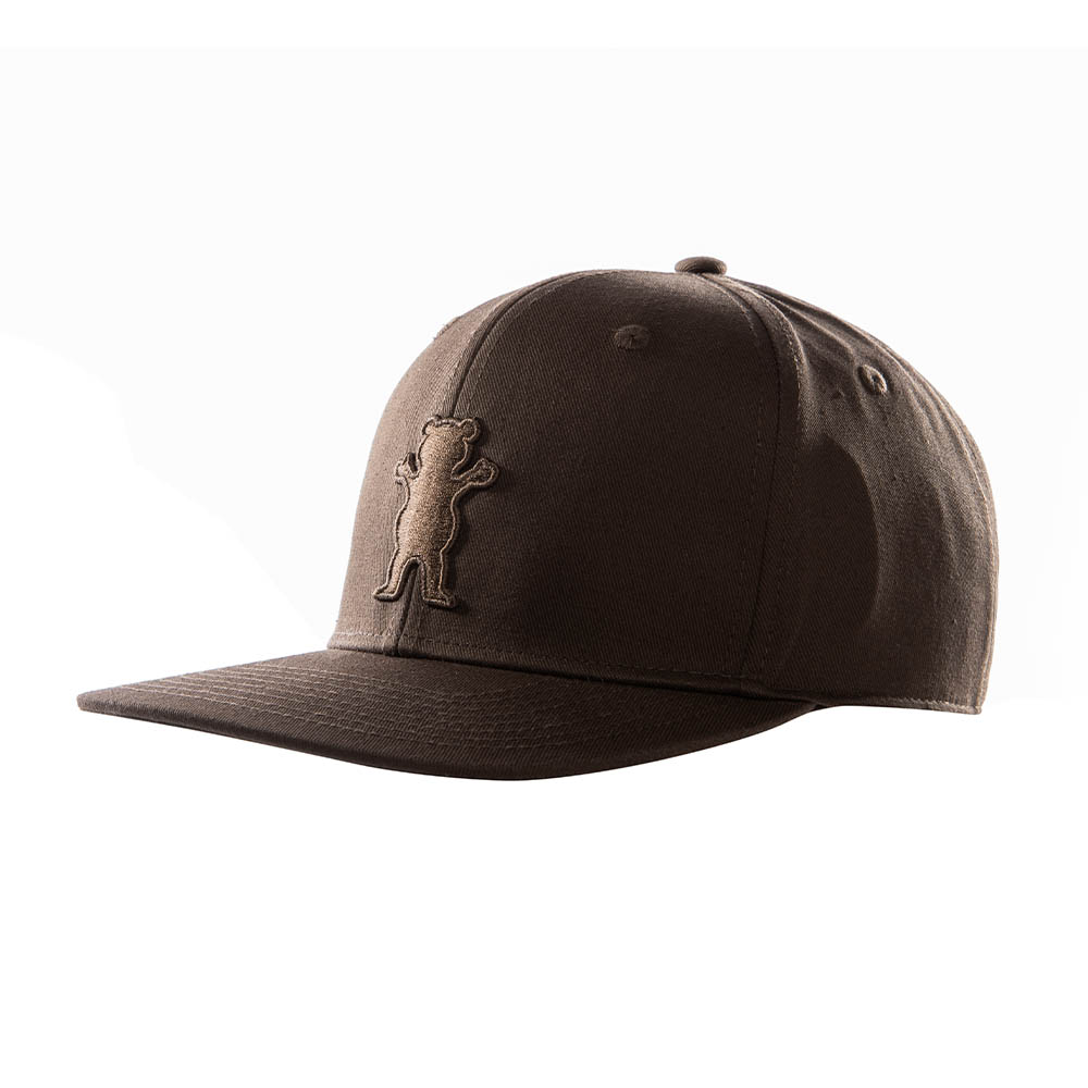 JOCKEY CAFE  GRIZZLY GRIPTAPE OG BEAR SNAPBACK RAISED EMBROIDERY - 3