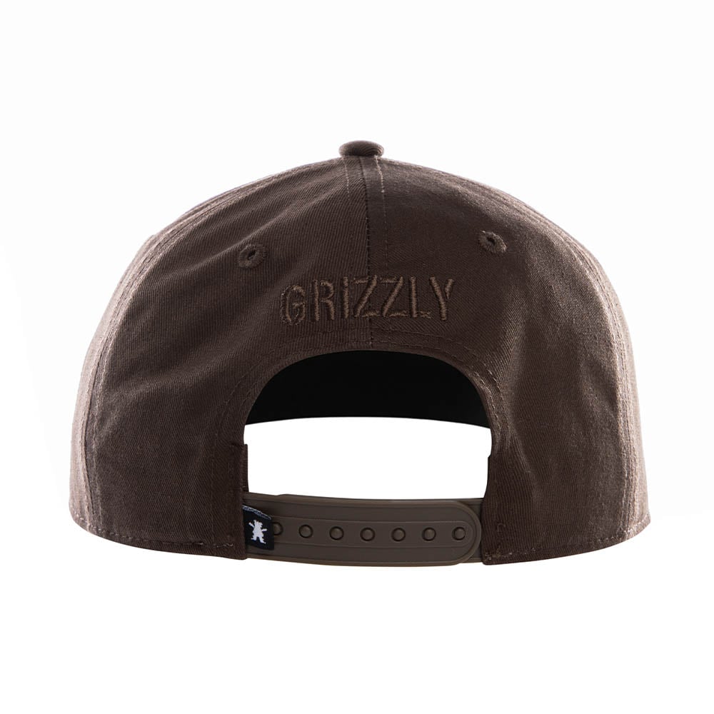 JOCKEY CAFE  GRIZZLY GRIPTAPE OG BEAR SNAPBACK RAISED EMBROIDERY - 5