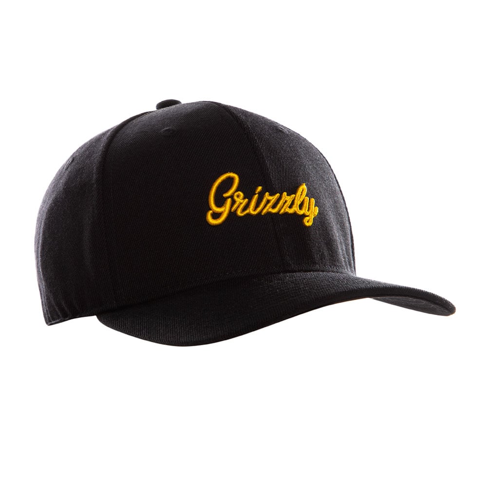 JOCKEY NEGRO GRIZZLY GRIPTAPE CURVO ELASTICO HAT DIRECT FLAT EMBROIDERY - 5