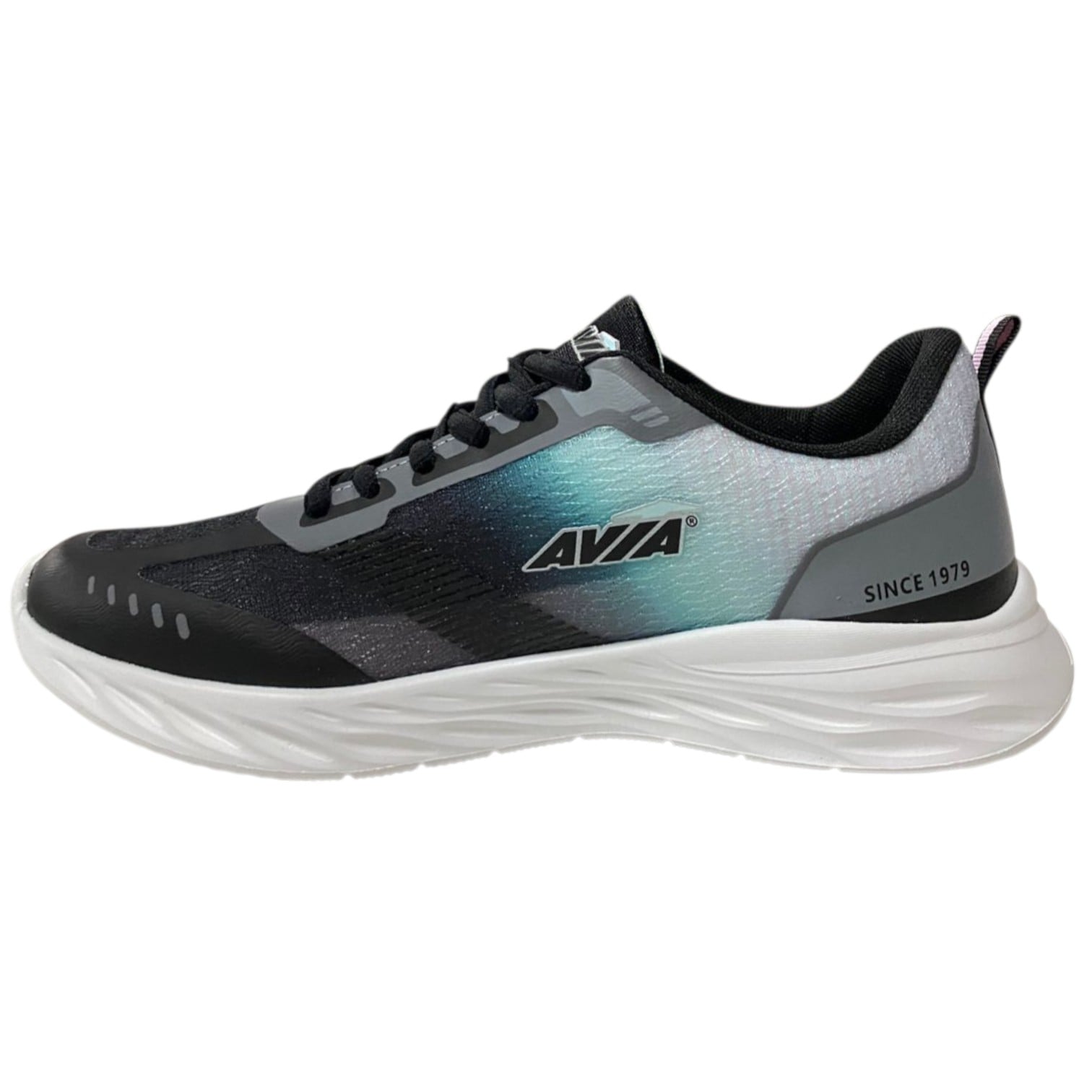 ZAPATILLAS RUNNING MUJER AVIA RUBELLITE BLACK GREEN - 2