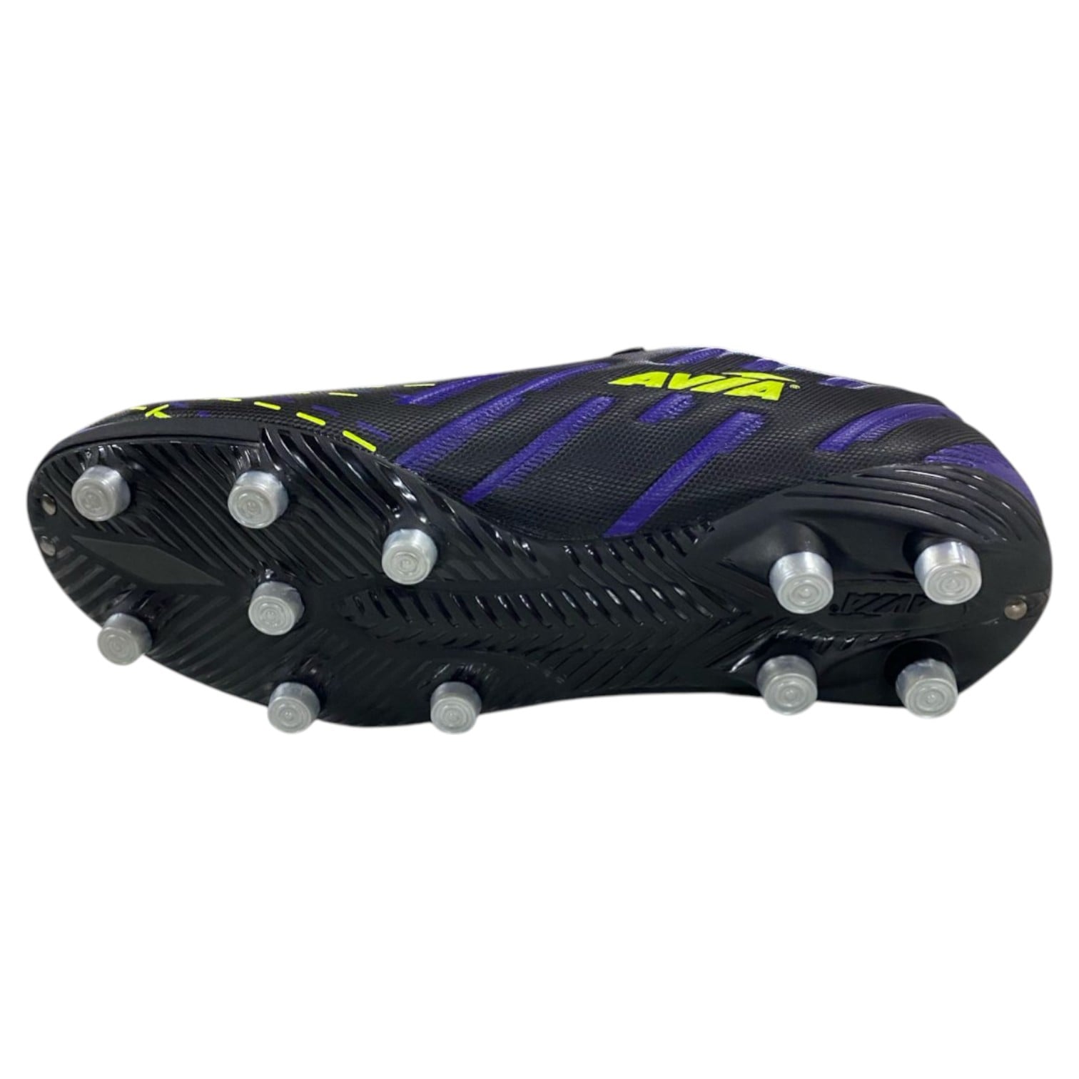 ZAPATOS DE FUTBOL AVIA SUN NEGRO AZUL - 4