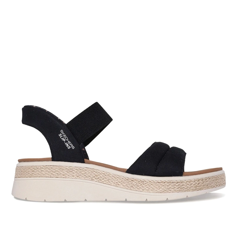 SANDALIAS URBANAS MUJER SKECHERS BOBS SUN RAY NEGRO - 1