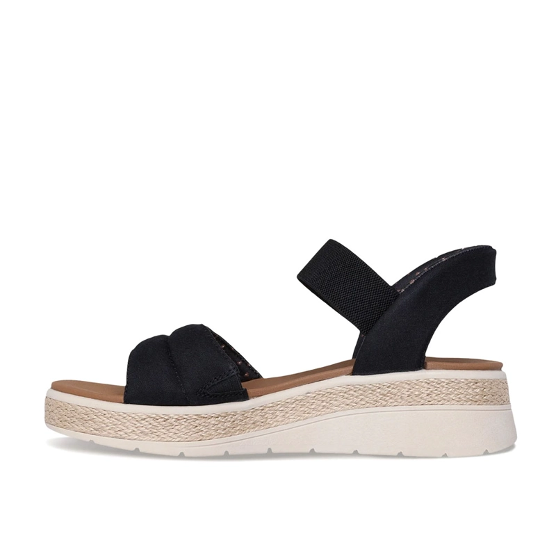 SANDALIAS URBANAS MUJER SKECHERS BOBS SUN RAY NEGRO - 2