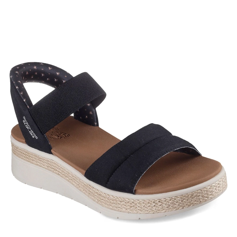 SANDALIAS URBANAS MUJER SKECHERS BOBS SUN RAY NEGRO - 3