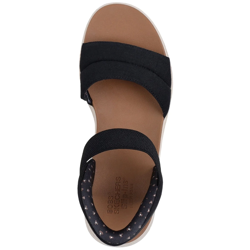 SANDALIAS URBANAS MUJER SKECHERS BOBS SUN RAY NEGRO - 4