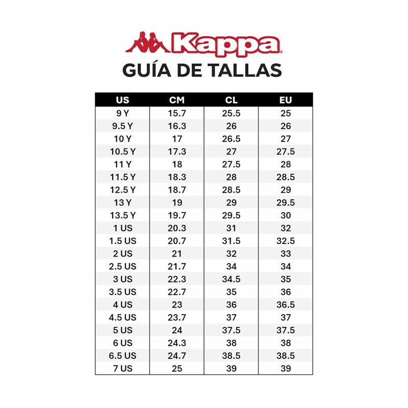 ZAPATILLA URBANA NIÑO KAPPA GLINCH LOGO AZUL ROJO TURQUESA - 7