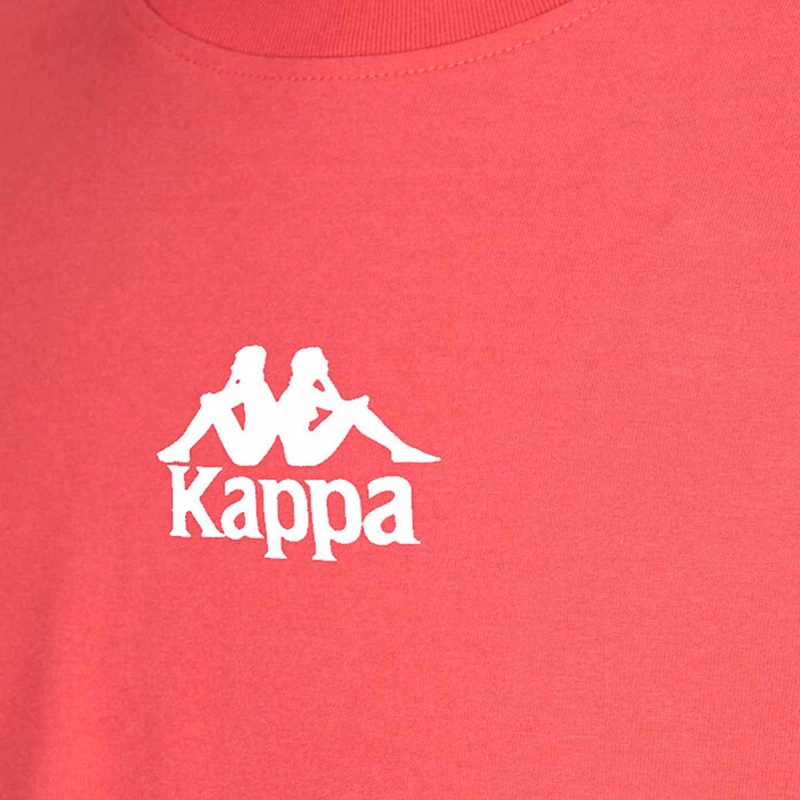 POLERA HOMBRE KAPPA ROJO DEPORTIVA CASUAL - 4