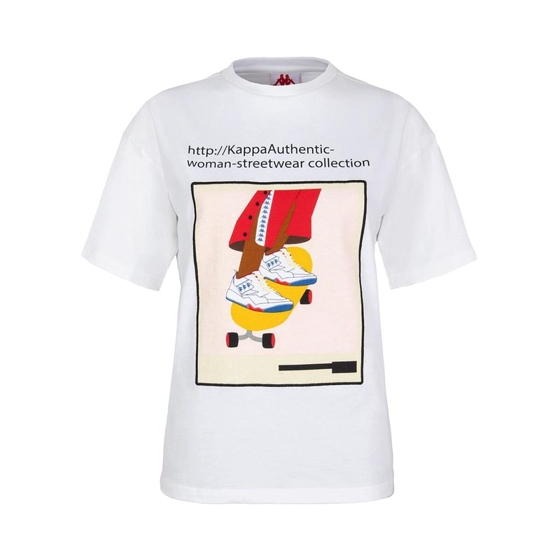 POLERA DE MUJER KAPPA LINK COLLECTION BLANCO - 1