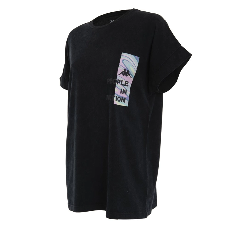 POLERA MUJER KAPPA NEGRO URBANA DEPORTIVA - 2