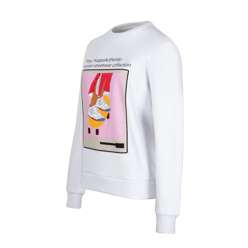 POLERON DE MUJER KAPPA LINK COLLECTION BLANCO - 2